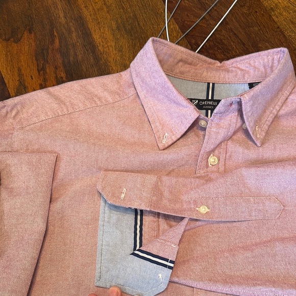 Cremieux men’s Pink Button-Up Shirt size XLT New - Picture 6 of 6